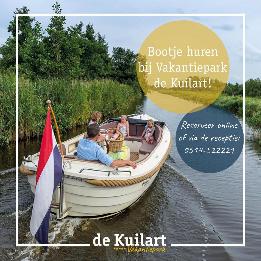 Stacaravan Op 5 Sterren Vakantiepark De Kuilart Friesland Aan Het Meer Met Zwembad 5P 237 Koudum Zewnętrze zdjęcie